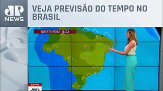 Alerta de chuva intensa em SP, RJ e MG nesta quarta-feira (15)