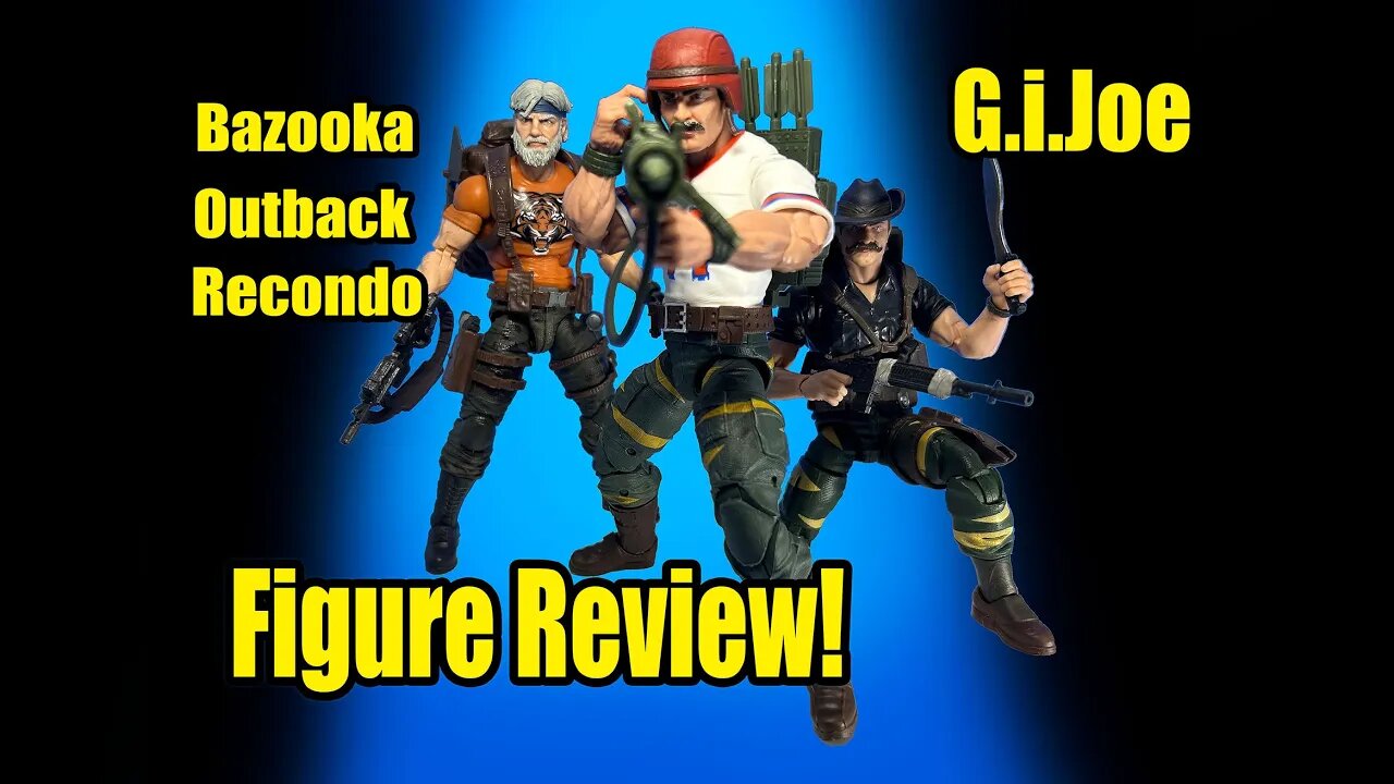 Gi Joe Classified Tiger Force Bazooka Outback and Recondo Figure Unboxing & Review!