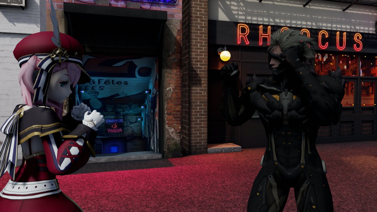 Raiden MGR VS Charlotte (MMD MGR Genshin)