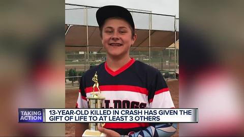 Family of Eastpointe teen donates his organs after tragic death