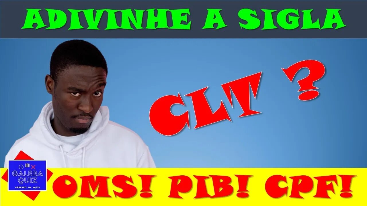 ADIVINHE A SIGLA | [GALERA QUIZ]