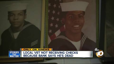 Local veteran believed dead by VA, bank