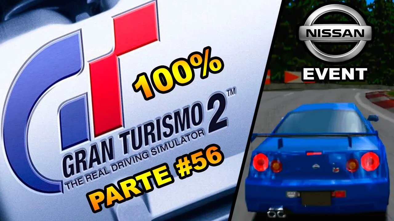 [PS1] - Gran Turismo 2 - [Parte 56] - Simulation Mode - Nissan Event - Skyline-R34 Challenge