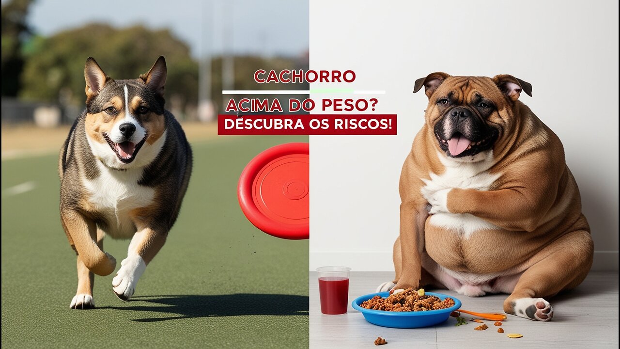 Cachorro obeso: entenda os riscos e saiba como ajudar seu cão a perder peso.