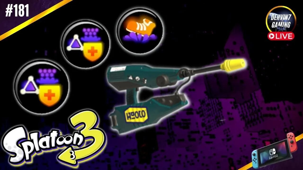 Trying the new custom Jet Squeltcher! Splatoon 3 Livestream