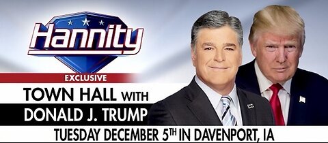 Hannity Town Hall with President Trump in Davenport, IA [full]