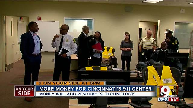 More money for Cincinnati's 911 call center