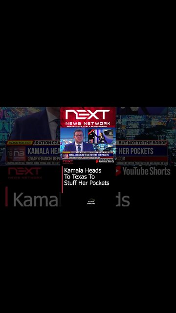 Kamala Heads To Texas To Stuff Her Pockets #shorts