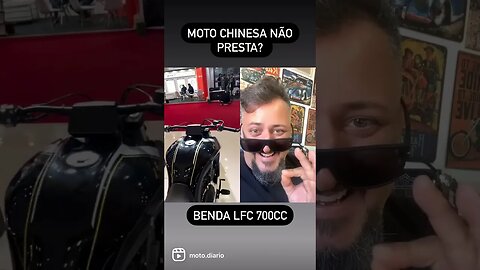 Moto chinesa não presta? Nova Benda LFC 700 #shorts