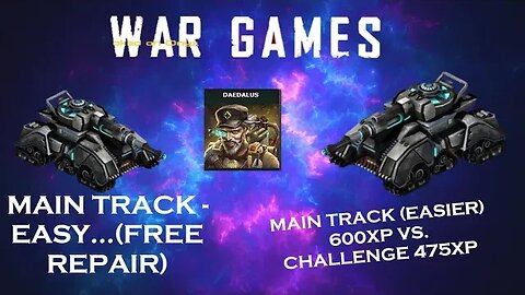 War Commander - War Games VII - Main Track ... EASY 600XP