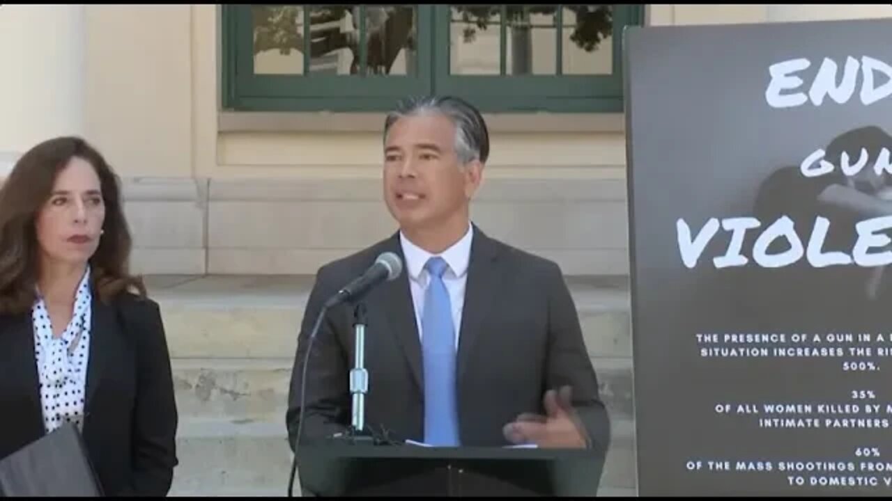 California AG Rob Bonta praises San Diegos Gun violence restraining order