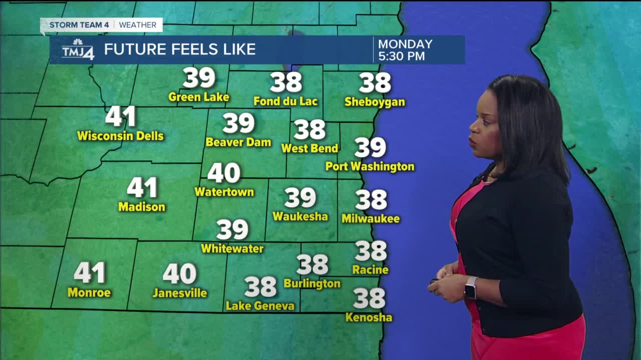 Gusty winds and cool temperatures continue Sunday