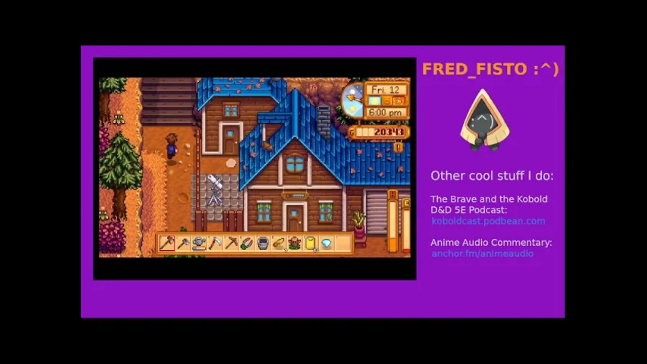 2021 11 09 Stardew Valley Stream