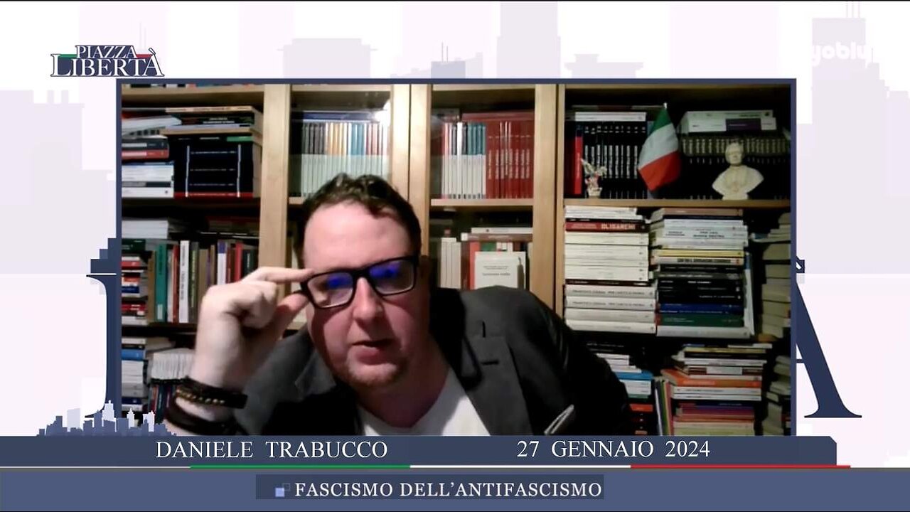 “Il fascismo dell’antifascismo”. PIAZZA LIBERTA', intervento del prof. Daniele Trabucco