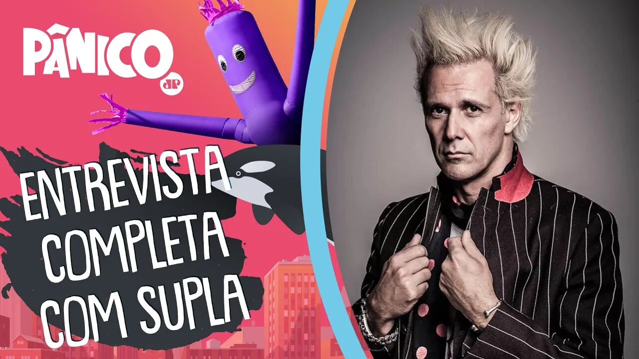 Assista à entrevista com Supla na íntegra