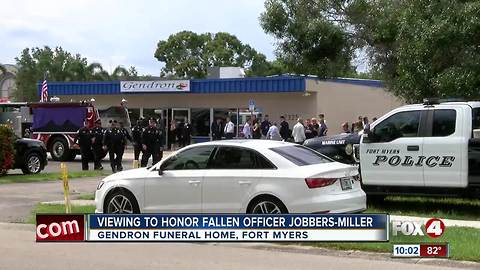 Hundreds say a final good bye to slain FMPD officer