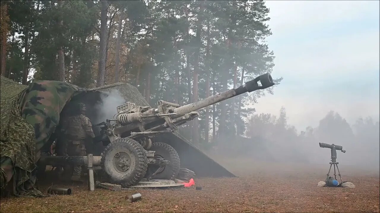 U.S. Army Paratroopers Conduct Artillery Live-Fire - Bayonet Ready 22