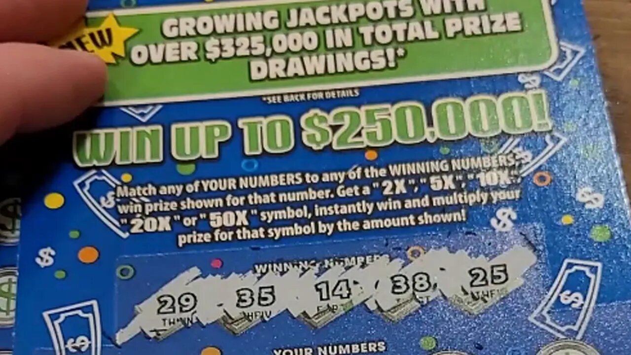 Winning Scratch Off Lottery Tickets from Kentucky store!