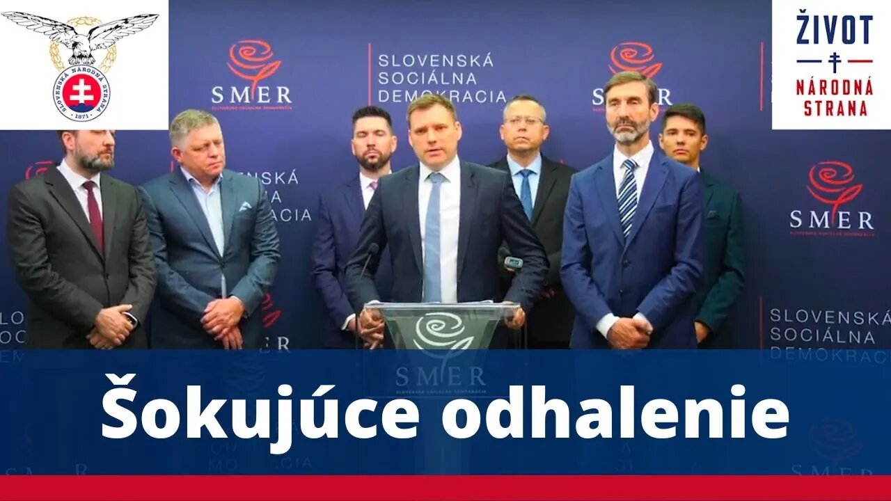 Tlačová konferencia: Šokujúce odhalenie