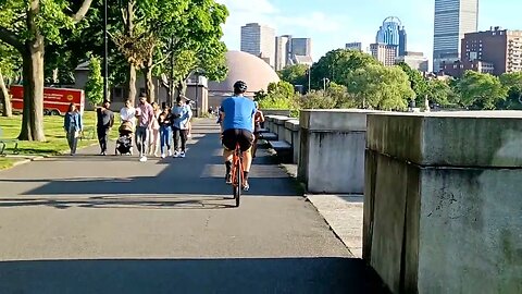 a quick walk around the Hatch Shell by the Charles River