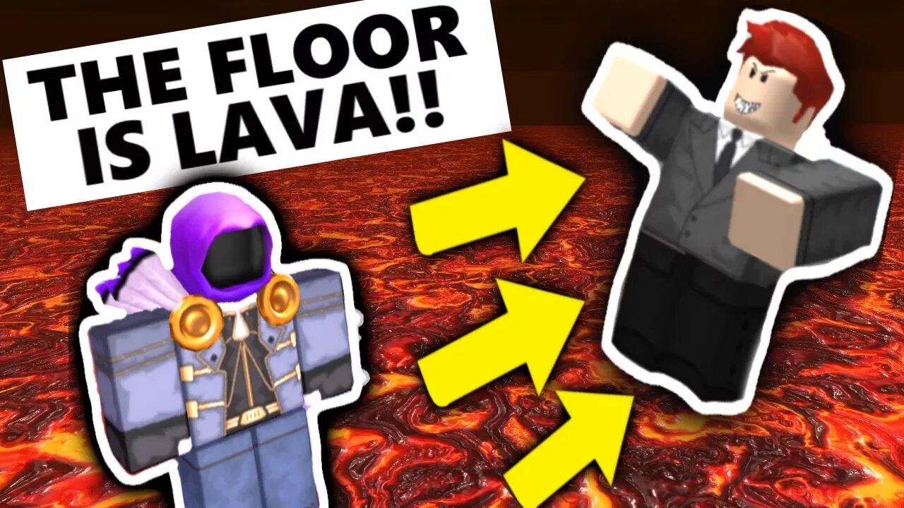 THE FLOOR IS LAVA ON ROBLOX AT 3:00 AM