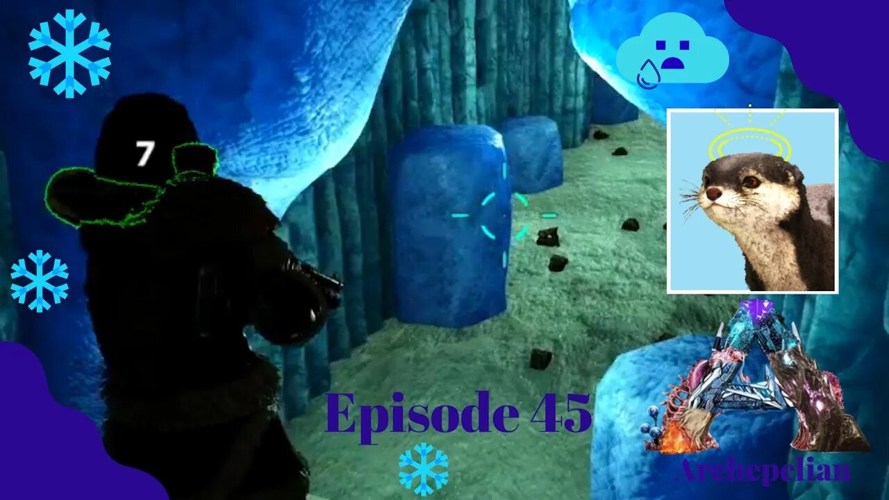 Another go in the Ice Cave & Leveling up a Giga! - Archepelian Map - ARK Survival Evolved - Ep 45