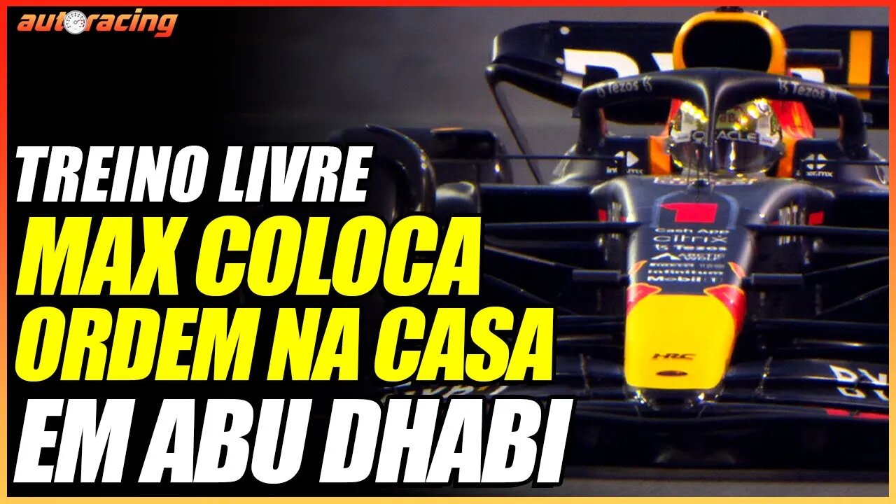 QUEM É O FAVORITO PARA O VICE-CAMPEONATO? TREINO LIVRE DO GP DE ABU DHABI YAS MARINA F1 2022