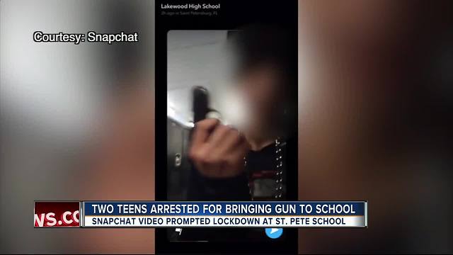 Snapchat video shows student with gun on campus of Lakewood High School in St. Pete