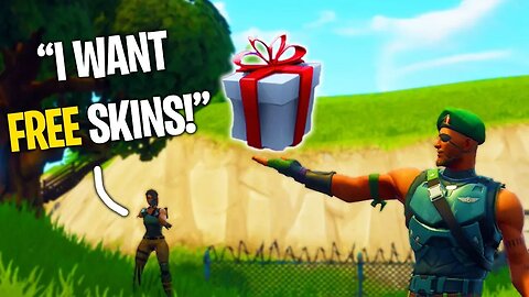 Gifting Free Skins to Random Duos (Fortnite: Battle Royale)