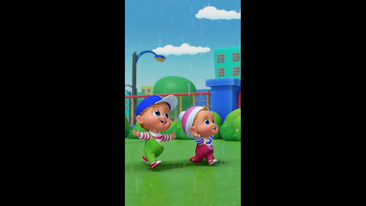 Rain Rain Go Away, Baby Cartoon #shorts #nurseryrhymes #juniorsquad