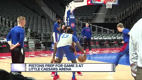 Casey hopes Pistons feed off fan support in Game 3