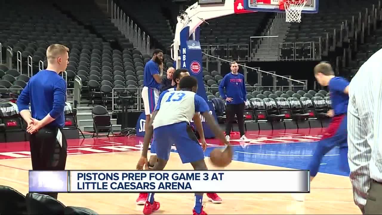 Casey hopes Pistons feed off fan support in Game 3