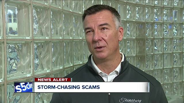 Storm-chasing scams follow after severe storms