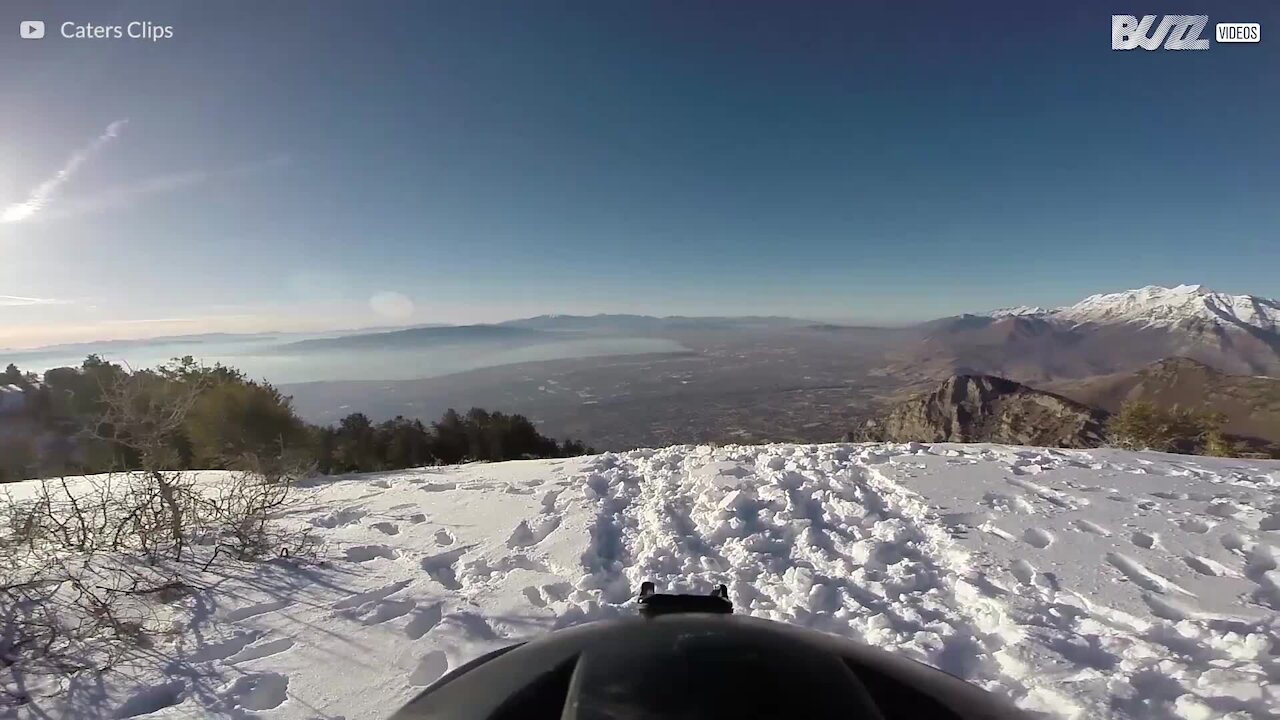 Un volo adrenalitico tra le montagne e gli alberi dello Utah