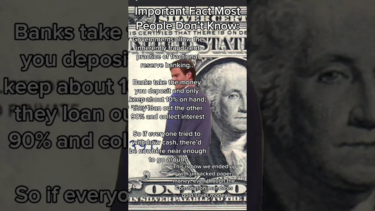 Important Fact People Dont Know About Money #unconstitutional #hiddenhistory #shorts #federalreserve