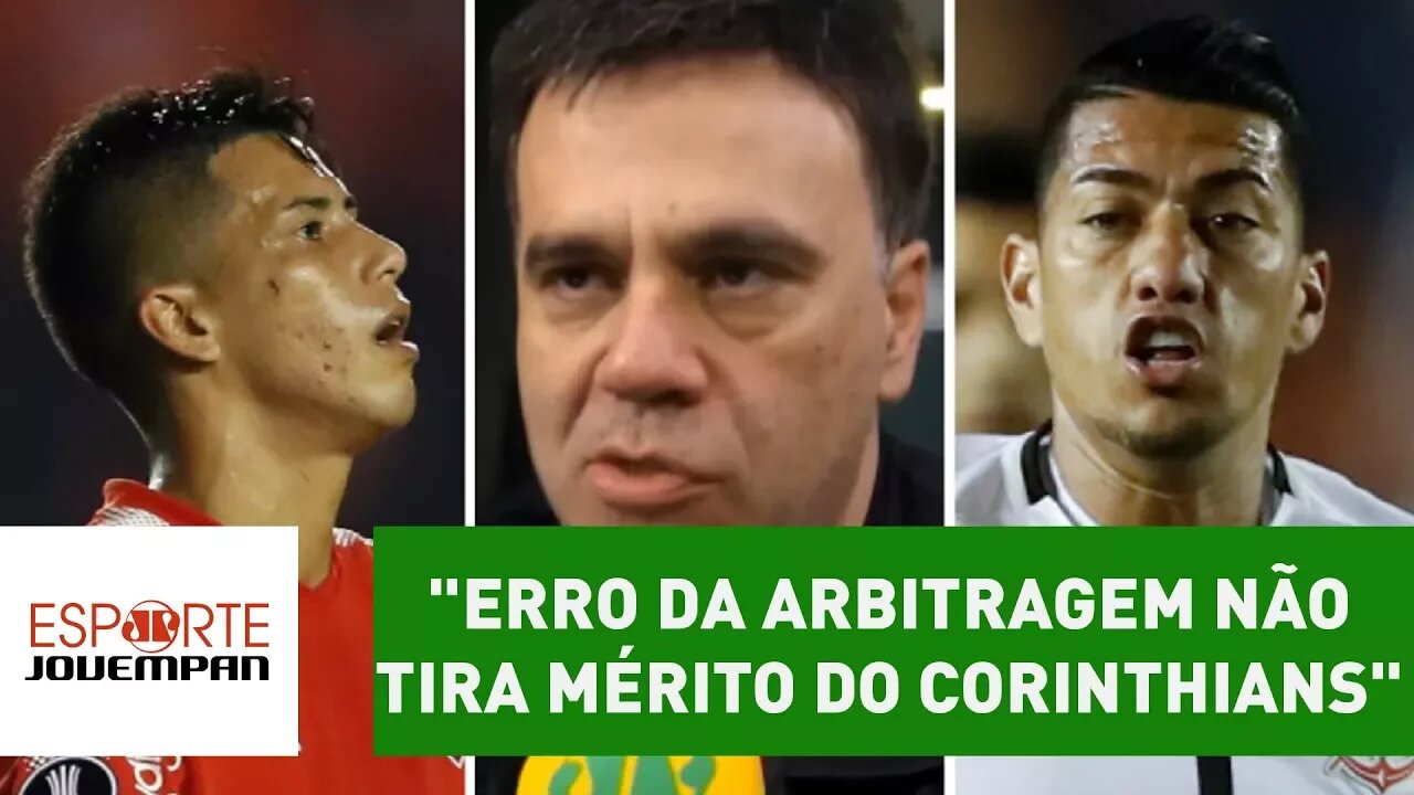 "ERRO da arbitragem não tira mérito do Corinthians", diz Beting