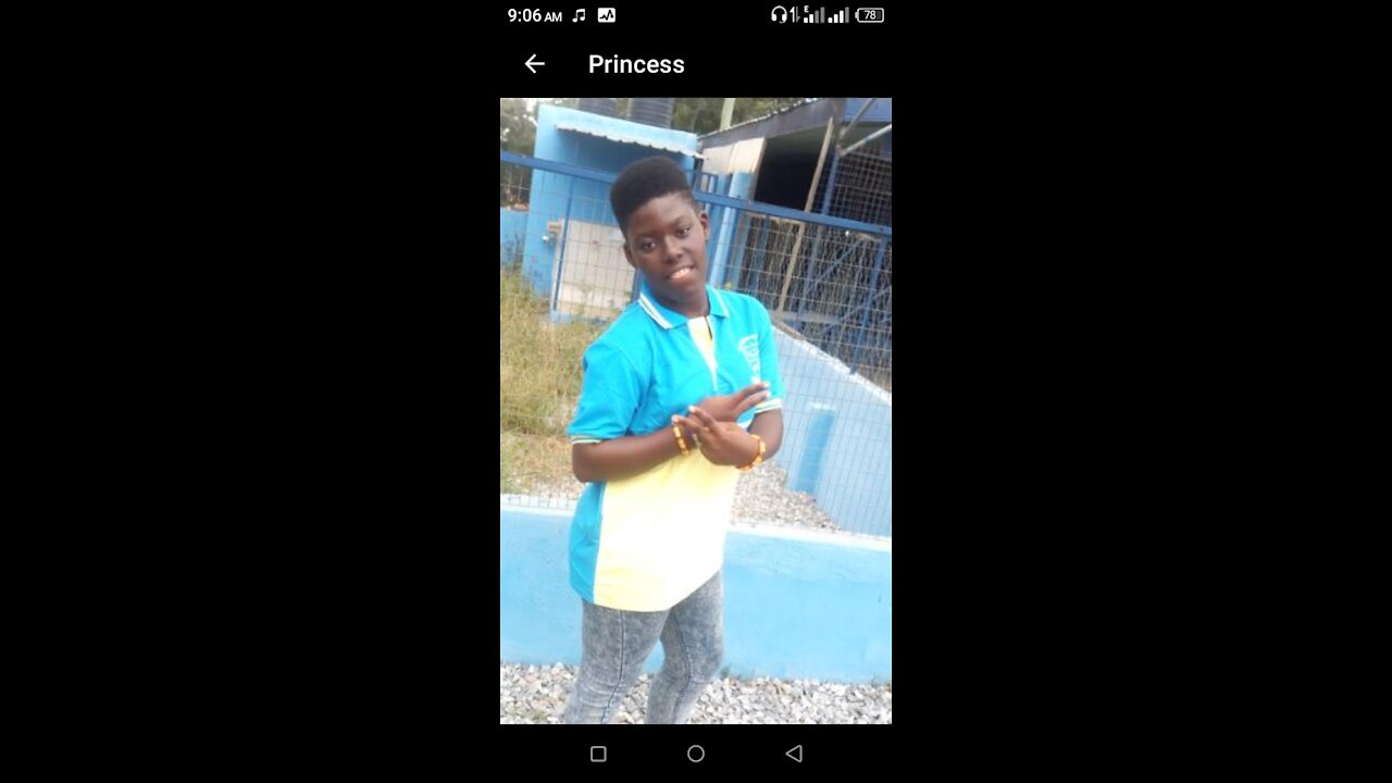 The talented girl in Ghana