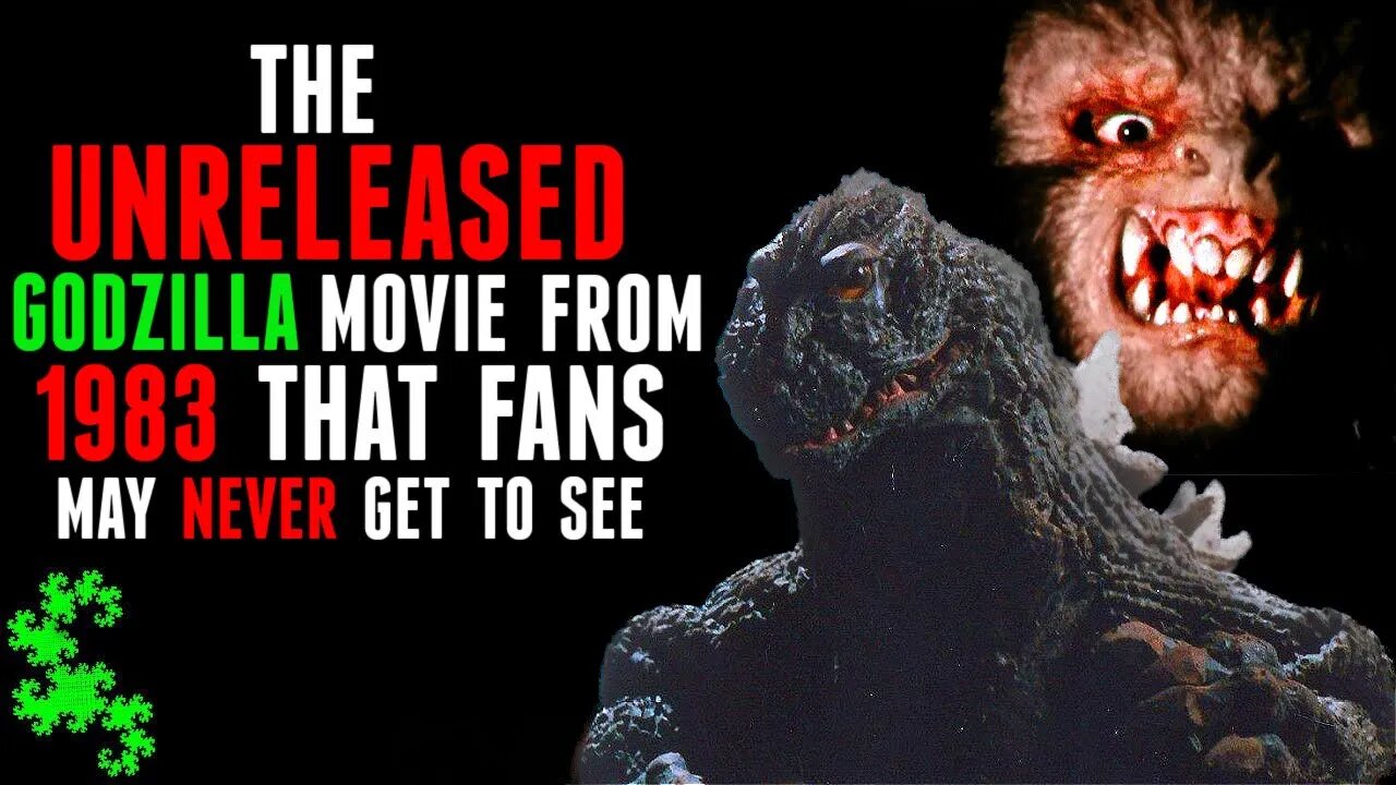 The UNFINISHED Godzilla Movie From 1983 - WOLFMAN vs Godzilla!