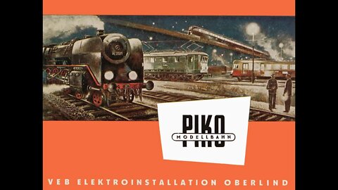 Piko Modellbahn Katalog von 1957