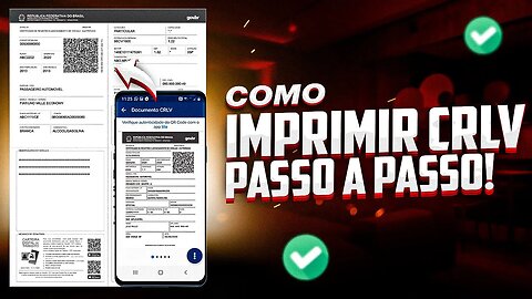 Como IMPRIMIR DOCUMENTO 2023 do VEÍCULO (CRLV DIGITAL) - PASSO A PASSO