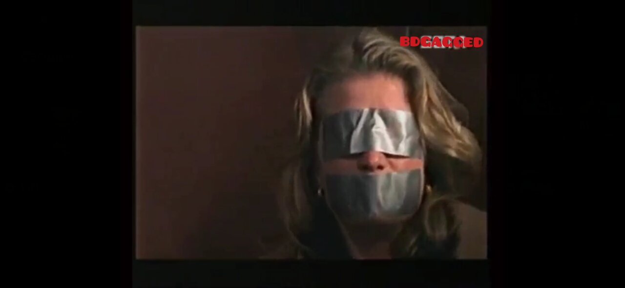 Bandits kidnapped a milf and taped her mouth and eyes closed