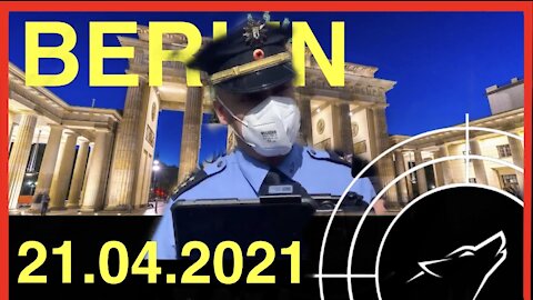 Highlight: Polizeioberrat Capplitz mit Lagemeldung in Berlin am 21.04.2021