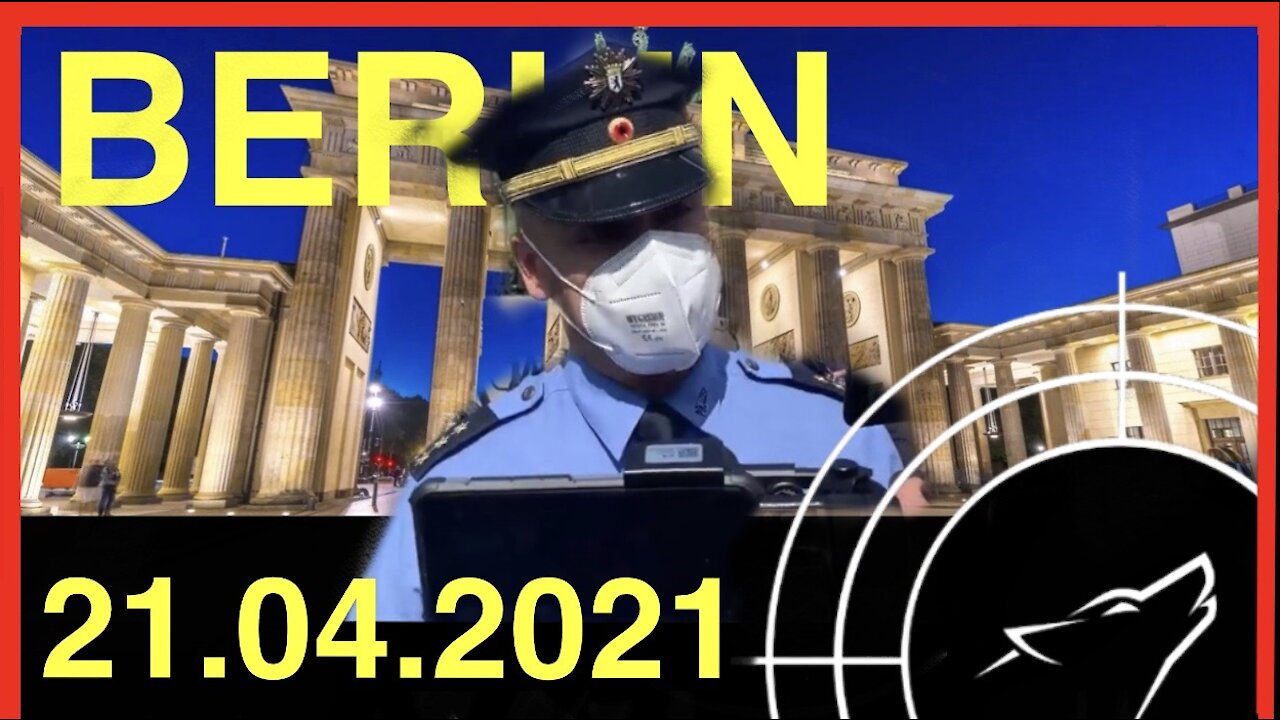 Highlight: Polizeioberrat Capplitz mit Lagemeldung in Berlin am 21.04.2021