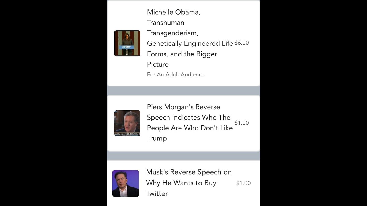 #MichelleObama #PiersMorgan #Trump #ElonMusk #ReverseSpeech #ForYourPage Now Available from #OSSV