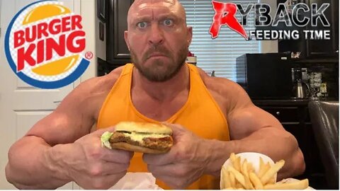 Ryback Feeding Time! Burger King New Honey Mustard BK Royal Chicken Sandwich Review