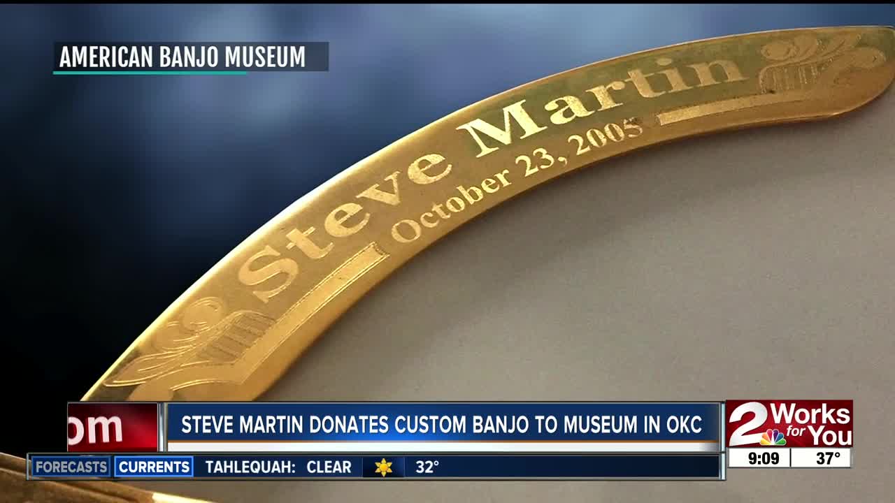 Steve Martin donates banjo to Oklahoma City museum