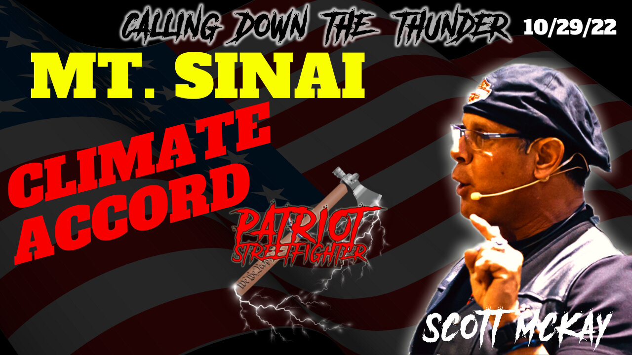 10.30.22 Patriot Streetfighter & Clay Clark, Mt. Sinai Climate, MTP Yuval Noah Harari Insanity