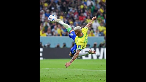 richarlison crazy goal against serbia (brazil vs serbia 2022 worldcup highlights)