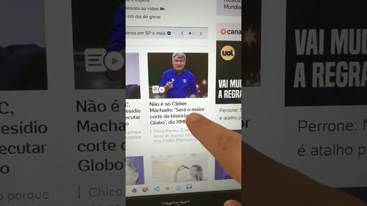 Cleber Machado saiu da rede globo... nem faz falta que nem assisto mesmo esse lixo 😡