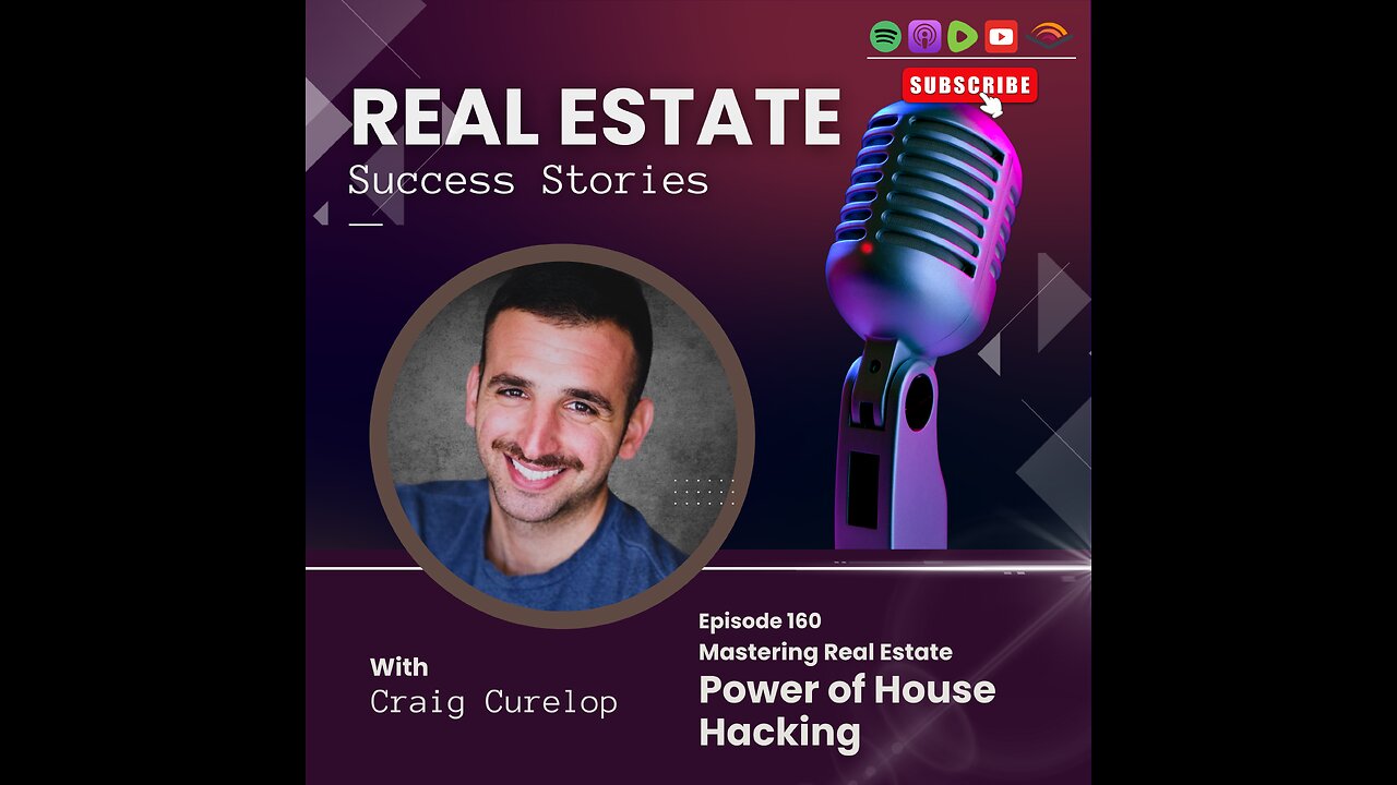 #160 Mastering Real Estate and Power of House Hacking with Craig Curelop